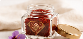 شیشه زعفران نگین سرخ زرین